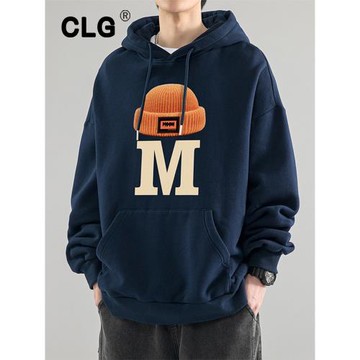 香港潮牌連帽衛衣男士潮流春秋季新款美式重磅情侶裝寬松外套上衣