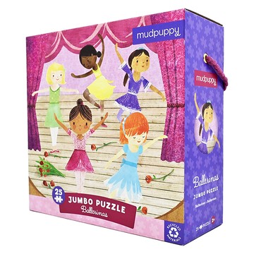 Mudpuppy 地板拼圖 芭蕾舞者套裝  25片  1組
