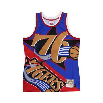 NBA M&N Big Face Fashion 球衣 76人 -TMTK4350-P76YYPPPBLUE