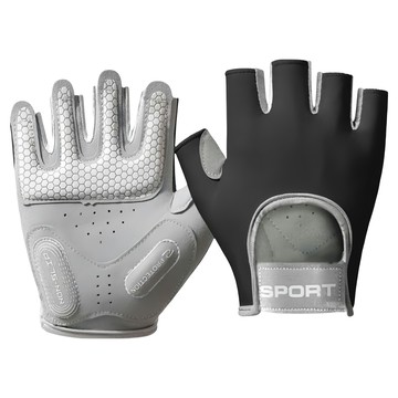 MICHAEL FITNESS 麥克健身 健身手套 液體矽膠款 防滑減震透氣輕盈 耐磨 3D加厚立體掌墊  S  黑色  1個