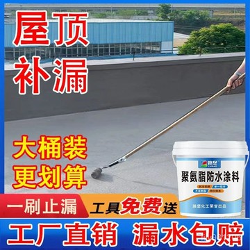 🔥臺灣熱賣款🔥防水塗料裂縫屋頂補漏材料補漏王防曬防凍抗裂房頂平房補漏防水膠 補漏屋頂漏水  堵漏王 防水塗料 補漏膠 T