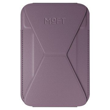 MOFT 黏貼式手機支架 MOVAS 6.4x9.3x0.47cm 25g 黑莓紫 人造皮革玻璃纖維材質  1個