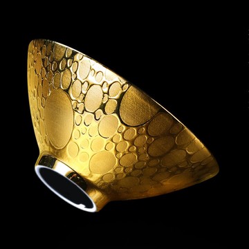 鎏金養生能量茶杯陶瓷家用功夫茶主人杯創意個性純手工品茗杯單杯