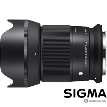 SIGMA 23mm F1.4 DC DN Contemporary for CANON RF (公司貨) 廣角大光圈定焦鏡 人像鏡 APS-C 無反微單眼專用鏡頭