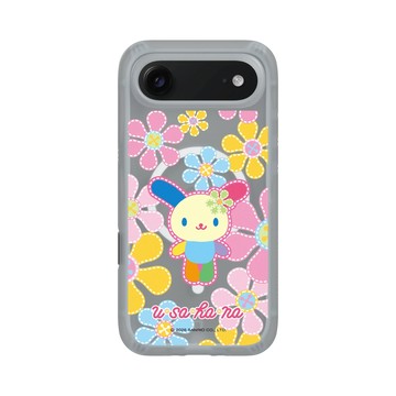 iPhone Air AirX 流變灰 - 三麗鷗-花小兔 Usahana - 刺繡花朵