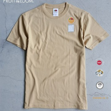 FRUIT OF THE LOOM 純棉圓領素TEE FL1850 卡其色 美國百年品牌 水果牌