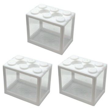 高精寵物 積木魚缸  白色  3個  12 x 8 x 10cm
