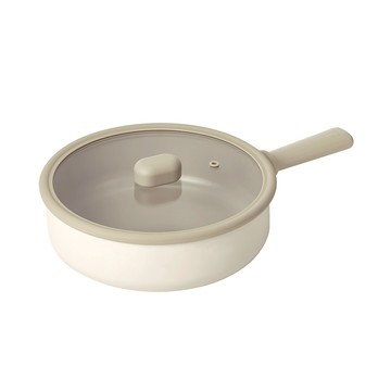 迷你Chouchou咻咻系列炒鍋24CM-全覆底(電磁底) +玻璃蓋