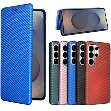 碳纖維高端商務皮套 三星S26 S26+ S26Ultra S25 S25FE 防摔手機殼 保護套