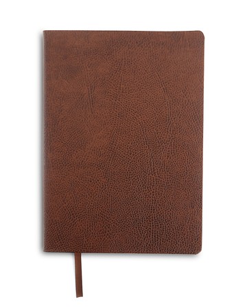 Royce New York Pebbled Leather Lined Journal
