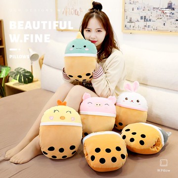 抱枕ins暖手捂神器插手冬天辦公室學生冬季宿舍手捂午睡枕奶茶女