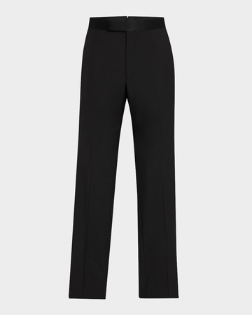 Men's Wool-Mohair Evening Pants