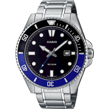 CASIO 卡西歐 藍黑水鬼 槍魚 200米潛水錶 運動手錶 MDV-107D-1A2