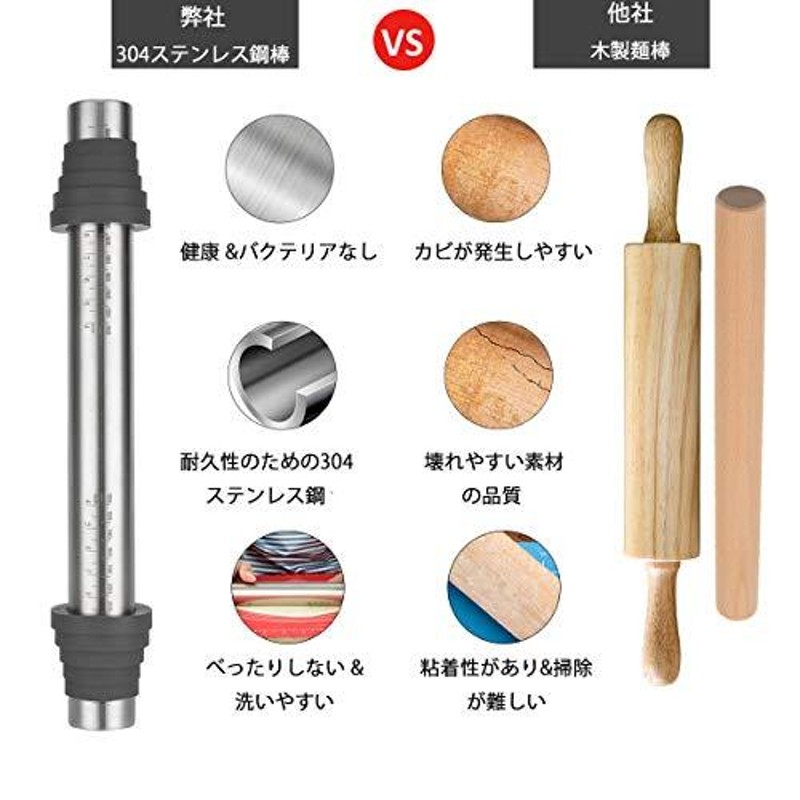 そば打ち道具 めん棒 75cm 木製 日本製 （ 麺棒 木製麺棒 のし棒 ソバ