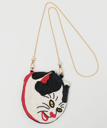 【熱門預購】和風浮世繪動物珠繡斜背包 (3色)7IJP6101