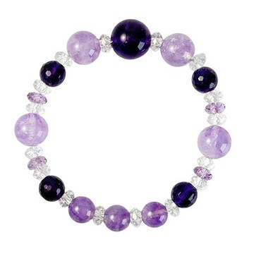 【喨喨飾品】浪漫唯美設計款紫水晶/薰衣草紫水晶手鍊 A837