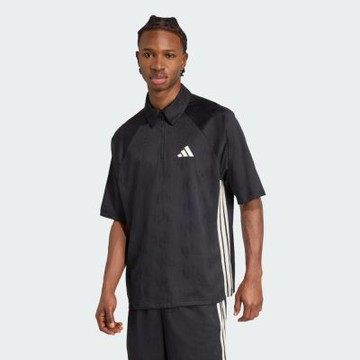 adidas 愛迪達 短袖上衣 男 POLO衫 國際碼 M STA SEAS TEE 黑 JN1831