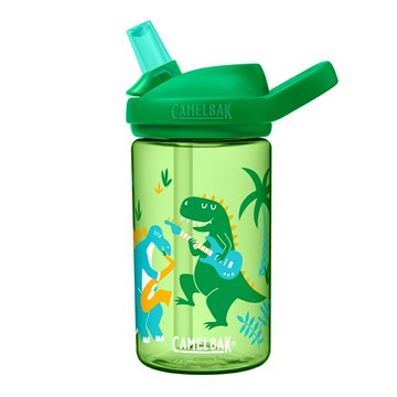 《CamelBak》400ml eddy+ kids兒童吸管運動水瓶RENEW  恐龍樂團