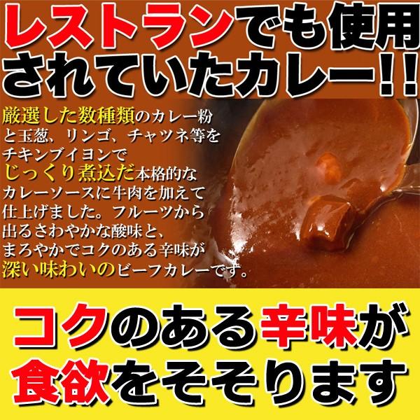 レトルトカレー ルウ ルー 中辛 牛肉 送料無料