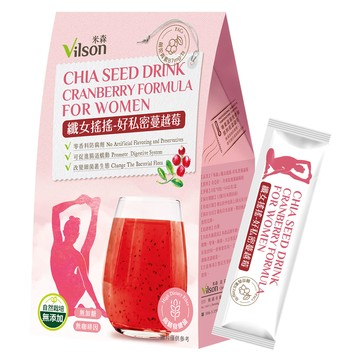 Vilson 米森 纖女搖搖系列 好私密蔓越莓 8包  64g  1盒