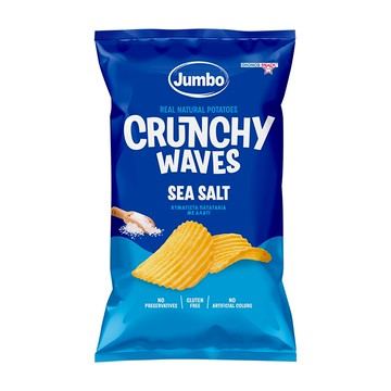 OhonosJumbo浪切洋芋片90g-海鹽口味