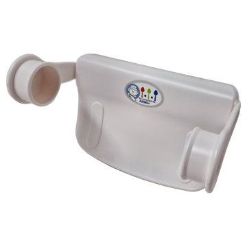 JUSKU 佳斯捷 花田蟹伸縮紙巾架 附雙層超能吸盤 19 x 12 x 5.5cm 250g  白色  1個