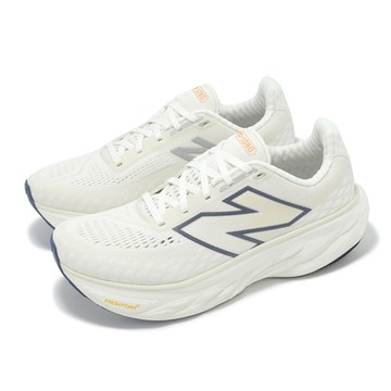 New Balance 慢跑鞋 1080 V14 D 女鞋 寬楦 米白 橘 灰 緩衝 輕量 透氣 休閒 運動鞋 NB W1080J14-D