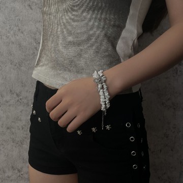 【台灣公司 可打統編】免運 不規則天然石人像手鏈女個性高級感輕奢小眾精致復古做舊手串手飾 可開發票 全館五折 工廠現貨直銷 新品特價 z9211