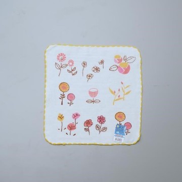 non-no儂儂【毛巾】小花紗布方巾-13085