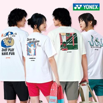 官方特價! 韓國進口正品YONEX尤尼克斯YY羽毛球服男女同款速干T恤