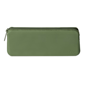 Citron 兒童餐具隨行組 適用於18個月以上兒童 餐具為304不鏽鋼材質  森林綠  刀 + 叉 + 湯匙 + 多功能矽膠袋  1組