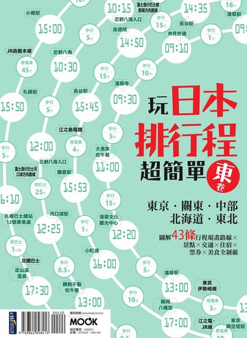 【電子書】玩日本排行程超簡單【東卷】：東京．關東．中部．北海道．東北