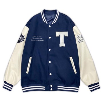 【臺灣大學/臺大】NTU校慶特別版美式棒球外套_靜謐深藍