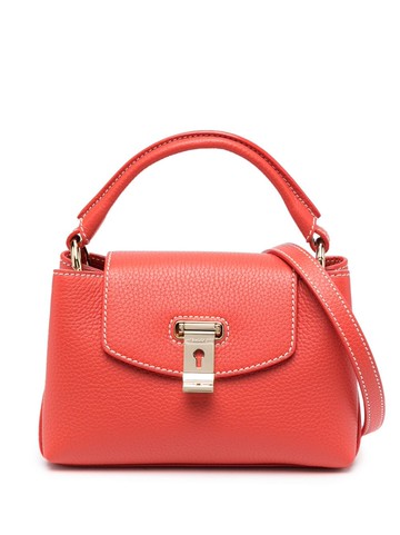 Bally - mini Layka leather tote bag - women - Calf Leather - One Size - Orange