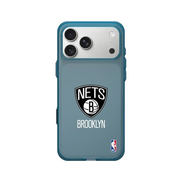iPhone 17 Pro Max Clear (相機按鈕) 夜幕藍 - NBA - Logo-布魯克林籃網 Brooklyn Nets - Light