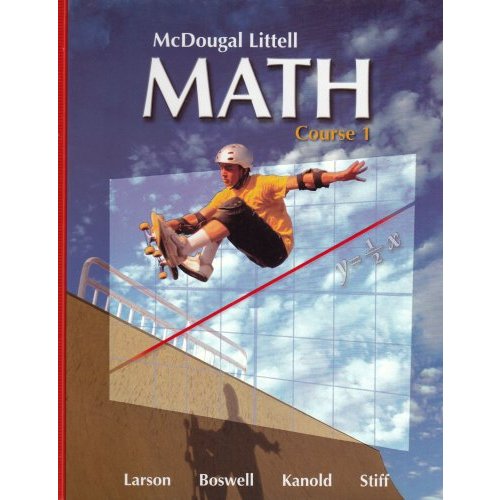 Math Course  Grades 6-8: Mcdougal Littell Middle School Math (McDougal Littell Math Course 1)