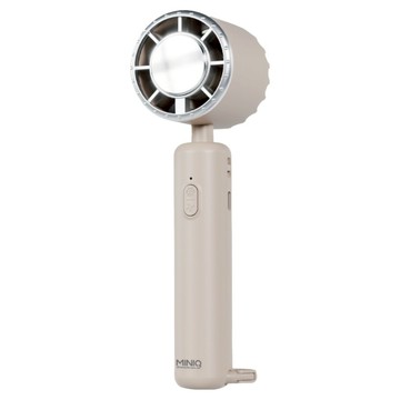 MINIQ 手持製冷風扇 2000mAh  FA-003  奶茶色
