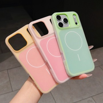 雙色果凍 親膚手感 Magsafe磁吸 手機殼 適用於iPhone 17 16 15 14 13 ProMax 防摔殼