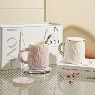 生日禮物女生55度恒溫杯墊暖暖杯輕奢辦公室馬克杯實用禮品伴手禮 鑫弘-數碼配件