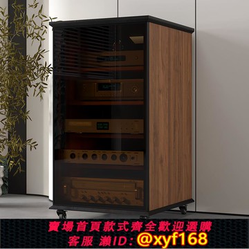 {可打統編 保固一年}功放機柜專業音響機柜影院KTV功放機架影音設備柜帶U條視聽柜子