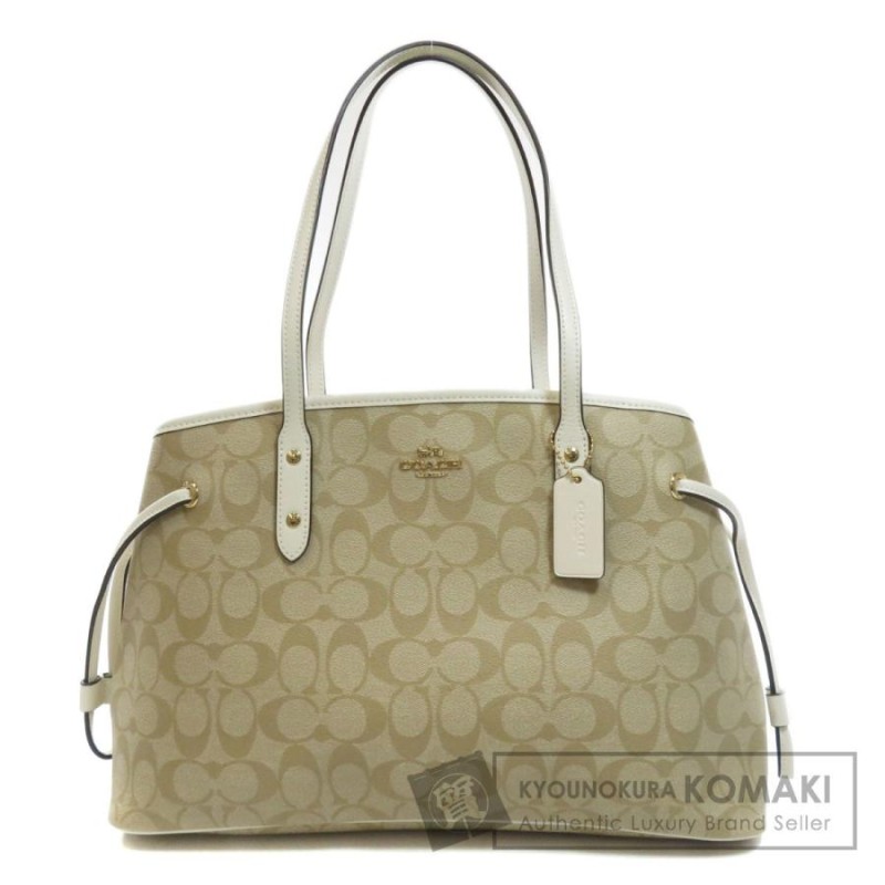 COACH コーチ F57842 シグネチャー トートバッグ PVC レディース 中古 ...