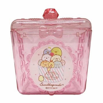 角落生物 Sumikko Gurashi 壓克力小物收納罐，棉籤罐/密封罐/小飾品罐/飾品盒/收納罐/空罐/化妝品收納，X射線【C472948】