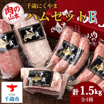 ハムギフトセットE(NYH-06) 4品 詰合せ ハム ソーセージ ベーコン 〈肉の山本〉