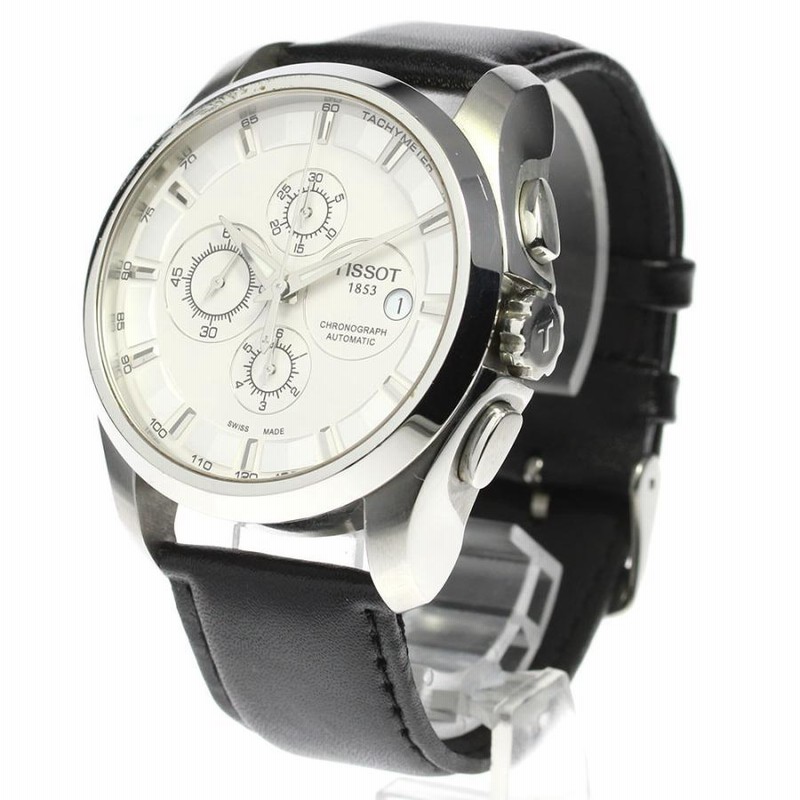 TISSOT】ティソ クチュリエ クロノグラフ デイト T035627A 自動巻き メンズ_711592【ev10】 | LINEブランドカタログ