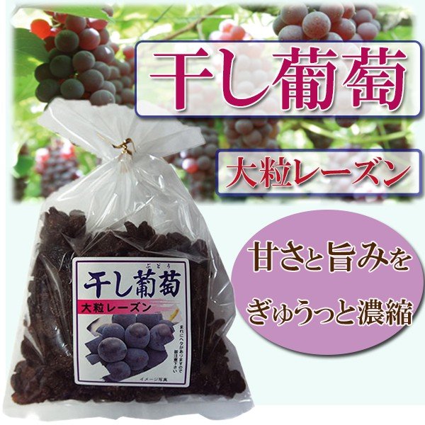 干し葡萄　大粒干しぶどう　干しぶどう　大粒レーズン　レーズン　400ｇ　旧　巨峰の郷　自然食品