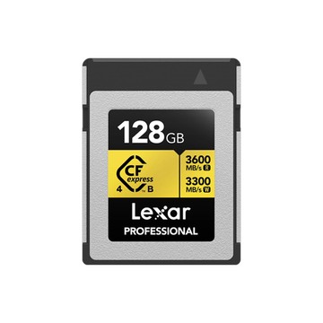 Lexar Professional CFexpress Type B 128GB 高速記憶卡 GOLD 金卡系列 (公司貨)