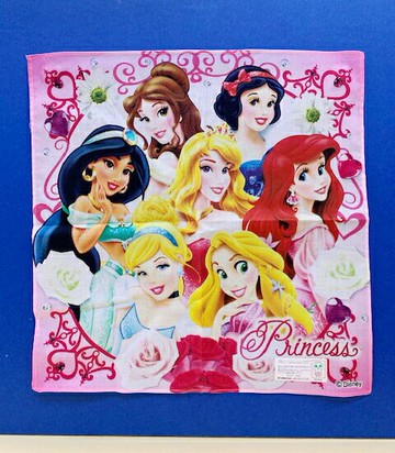 【震撼精品百貨】Disney 迪士尼公主系列 公主手帕*56933 震撼日式精品百貨