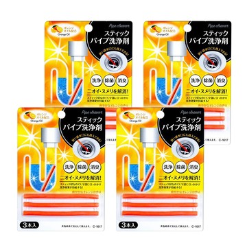 不動化學 條狀酵素水管清潔  30g  4盒