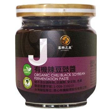 JOYSPRING 喜樂之泉 有機辣豆豉醬  180g  1罐