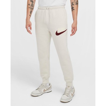 NIKE 耐吉 男運動長褲-米白色 AS M NK CLUB BB JOGGER CHNL FT-FN3095104